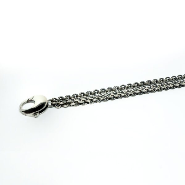 Armband oxiderat polerat silver - Image 2